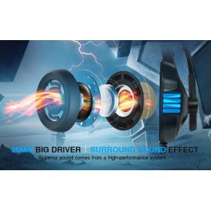 117dB 32ohm Hunterspider V3 LED Light Gaming Headset With Mic