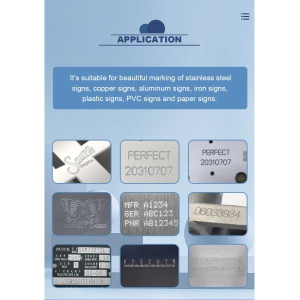 Desktop Touch Metal Nameplate Integrated Electric Marking Machine