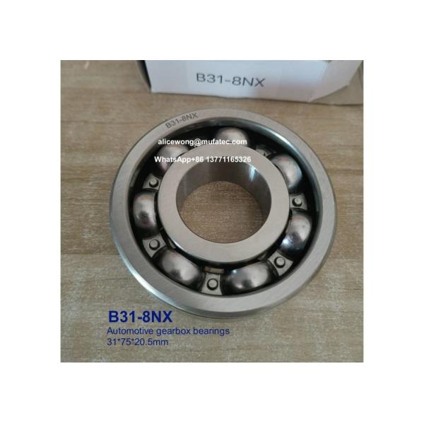 Quality B31-8NX B31-8 automotive gearbox bearings special ball bearings with snap 31x75x20.5mm wholesale