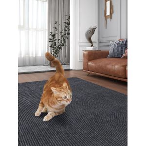 Pewter Gray DIY Cut Self-Adhesive Cat Scratcher For Cat Towers Protection