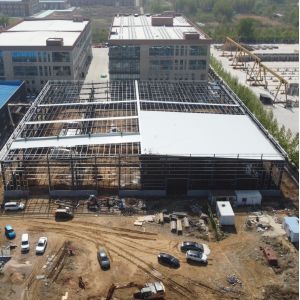 Prefab Steel Structure Building with Sandwich Panel for Warehouse Construction