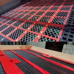 High Strength Poly Ripple Self Cleaning Wire Mesh With Anti Clogging And Wear