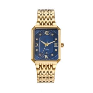 Business Silver Quartz Watch 24cm With Time Display Function