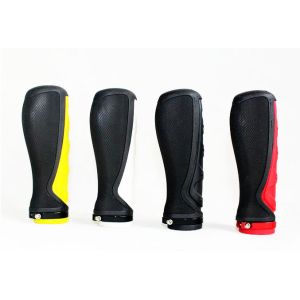 Cheap New Design Ergonomic Bicylce MTB High Quanlity Rubber&amp;Alloy Lock Grips Components Bar End Handlebars Push On Soft Grips for sale