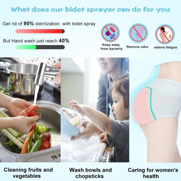 Rinse Ass 75g Toilet Spray Shattaf OEM High Water Pressures