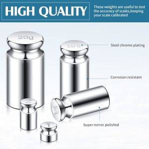 1g 2g 5g 10g 20g Gram Set For Digital Scale Balance And 1 Piece Calibration