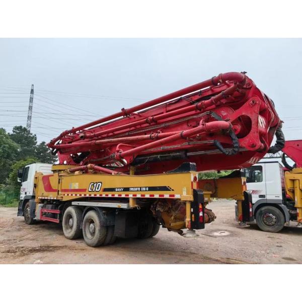2.6mm Vibrating Amplitude Semi-Dry Shotcrete Concrete Pump Truck for Batching Plant