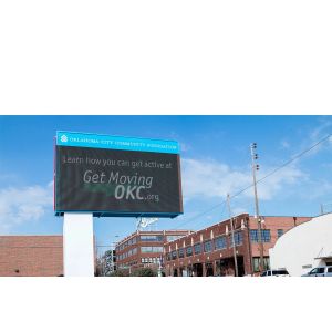 GCL GA P5.71 P8 P10 DIP Outdoor Fixed LED Display With Front Rear Service And