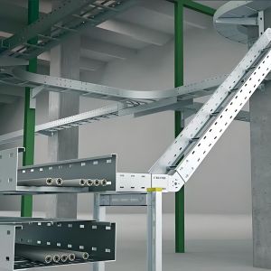 Galvanized Finish Ladder Type Cable Tray Ideal for Indoor Outdoor Applications Height 50mm-150mm