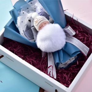 Dark Blue Offset Printing Color Shredded Paper Party Decoration