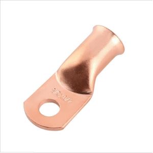 600v to 35 KV AWG Battery Tubular Cable Lug with Bell-end / Purple Copper Ring