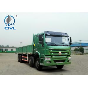 China SINOTRUK HOWO 8x4 Heavy Cargo Trucks / Diesel Box Stake Truck , STRONGEST TRACTOR on sale