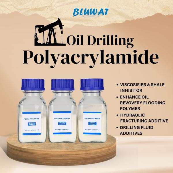 Drilling Fluid Additives Poly Acrylamide Polyelectrolyte Polyacrylamide In Oil