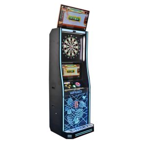 Cheap Amusement Electronic Dart Game Machine Double Screens For Kids And Adult for sale