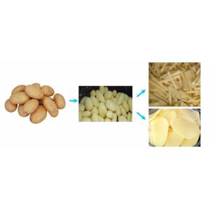 Multi-function Automatic Root Vegetable Cutter Cutting Machine Electric Potato