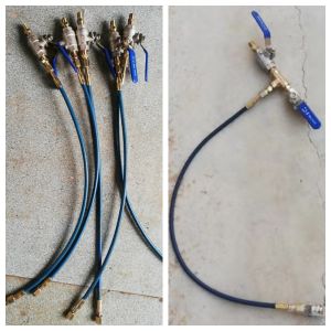 High quality inflatable Rubber swell packer for water cement injection