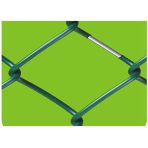 8 Foot Residential Chain Link Fence , Portable Protective Mild Steel Galvanized