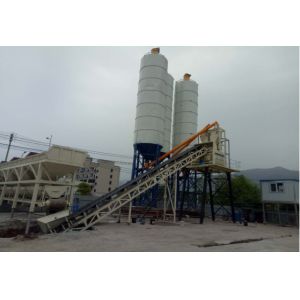 HZS75 Concrete Mixing Station Cement Plant Equipments For Medium Size And Above