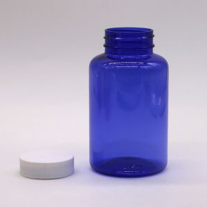 300ml/10oz Round Shape PET Plastic Bottle with Flip Top Cap for Pill Bottle