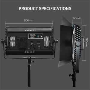 Ac 240v Led Camera Light With Remote 10000lm Tv Broadcasting Equipment