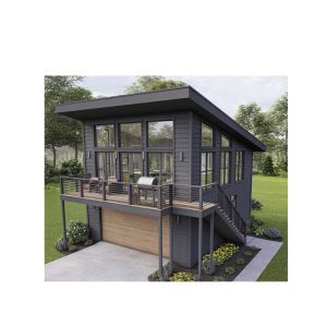 20ft/40ft Wall 50/75/100mm Wave Sandwich Panel Container House with Full