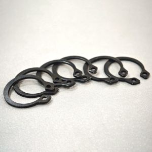 Mechanical Dimentions Black C Type Washer Retaining Ring Circlips Open End Lock