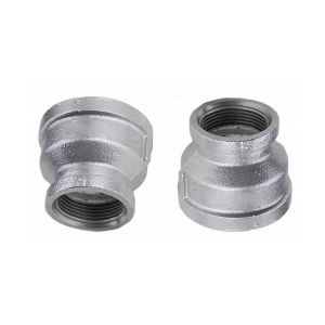 Cheap Malleable Iron Fitting Reducing Socket 1&quot; NPT Female Galvanized Finish for sale