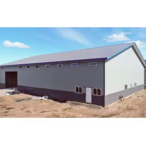 Q235B Custom Galvanized Steel Shed Fabrication Industrial Shed For Warehouse