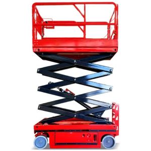 China 6-16m Hydraulic Electric Scissor Lift With 320kg Load Capacity on sale