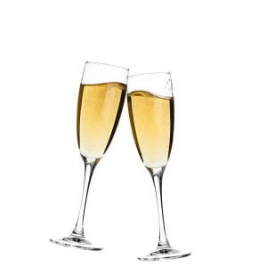 170ml Classy Flutes Clear Crystal Wine Champagne Glass For Party