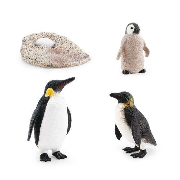Quality Unisex Penguin Figurines Collectibles , Plastic Penguin Statue Animal Figurines Educational Standards wholesale