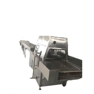 Precision Bottom Coating Chocolate Enrober Machine with 10m Cooling Tunnel and