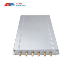 ISO18000-3M1 Long Range RFID Reader RF Power 1 - 8W With Six Channels