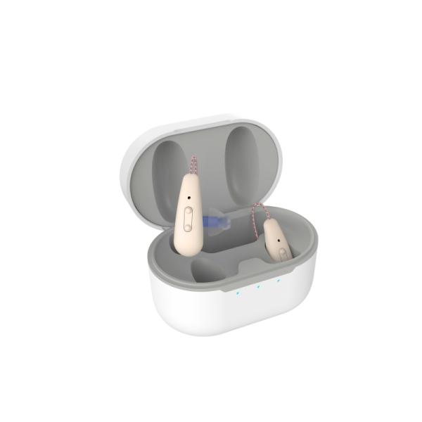 Quality 40dB Peak Gain Invisible Wireless Hearing Aids with 8 Channels wholesale