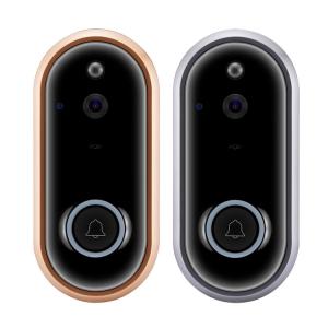 China 2K Battery Powered Smart Home Wireless Doorbell Chime wireless front door security camera on sale