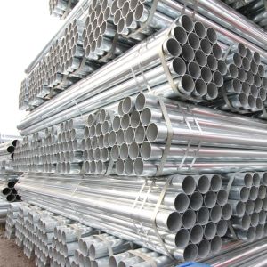 Q235A Q235B DN15 Galvanized Round Steel Pipe 21 Ft ISO9001
