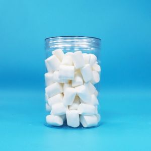 Packaging Clear Cap Transparent PET Tall Round Plastic Candy Nuts Cookies Jar