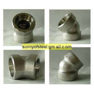 Cheap Alloy 6XN/UNS N08367 1.4529 forged socket threaded elbow tee cap cross coupling for sale