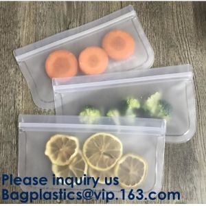 PEVA Snack Food Packaging 5pcs Set Pack Food Snack Storage PEVA k Reusable Peva