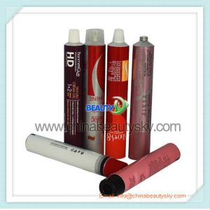 Empty aluminum tubes with different shape and different color cap, M11 screw