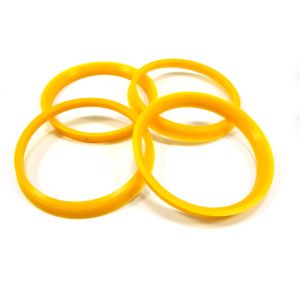 Plastic Centering Rings For Rims Yellow Color , Audi / VW Spare Parts Easy