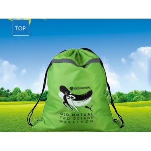 China Personalized Advertising Drawstring Backpack W35*H47Cm Silk-Screen Printing on sale
