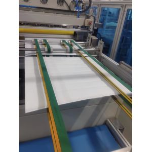 Cheap 5kw Ultrasonic Folding Trapezoidal Bag Machine Bag Length Can Be Set Freely 5-7m/Min for sale
