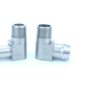 Cheap CNC Lathing Work Shiny Silver Brass Cp Extension Nipple Pipe Turning for Pipe Fitting for sale