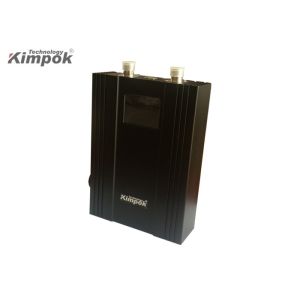 80-100km COFDM UAV Video Transmitter With 5 Watt Power Amplifier Low Delay