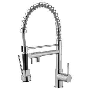 China Flexible Kitchen Mixer Taps Modern Style Brass With Single Handles on sale