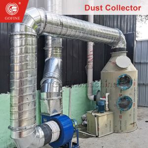 Inorganic Fertilizer Pelletizer Dust Extraction Unit Dust Removal System