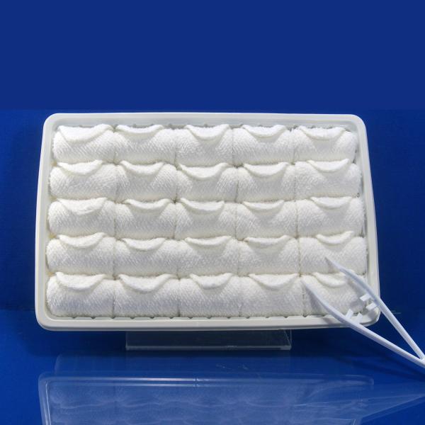 Refreshing bleach cotton disposable cold towels for airline