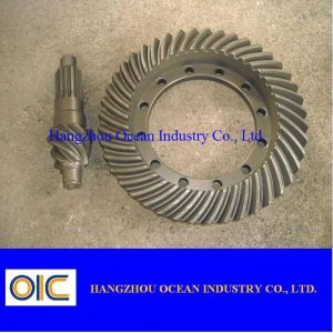 Various Sizes Crown Wheel and Pinion Spiral Bevel Gear with 4.11 1 Ratio