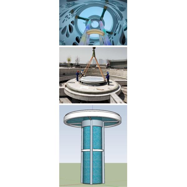 Pool Technology Dry Thermostatic Polymerization Acrylic Panels for Outdoor Spa Pool